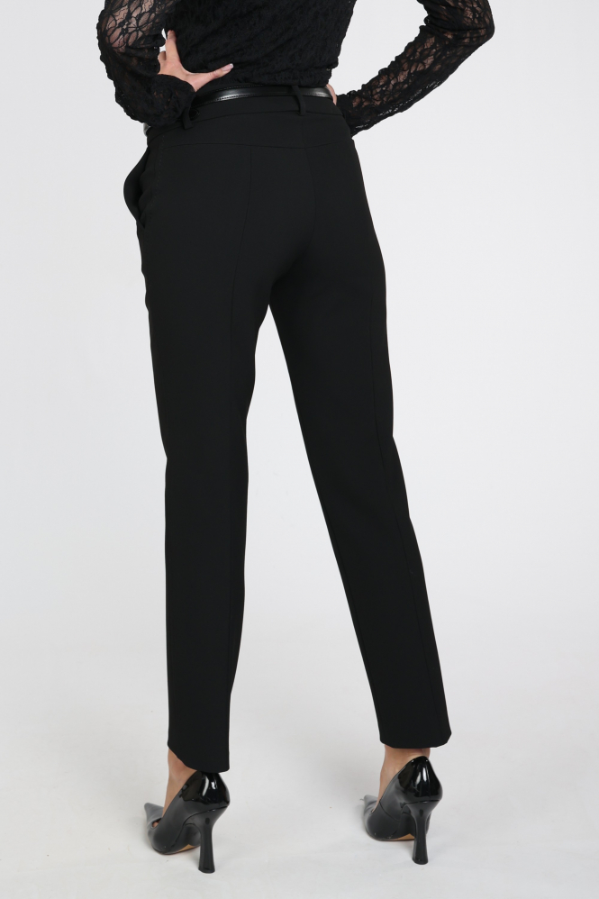 Cambio Sarah 6316029100 Broek Zwart