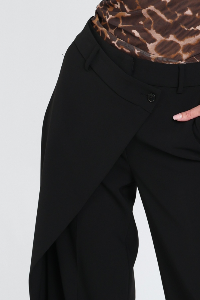Cambio Anais wrap 6052 0430 00 Broek Zwart