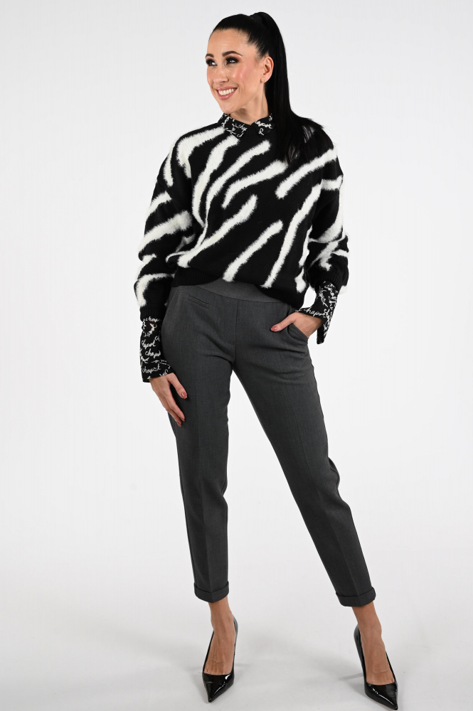 Cambio Kim 6316029205 Broek Grijs
