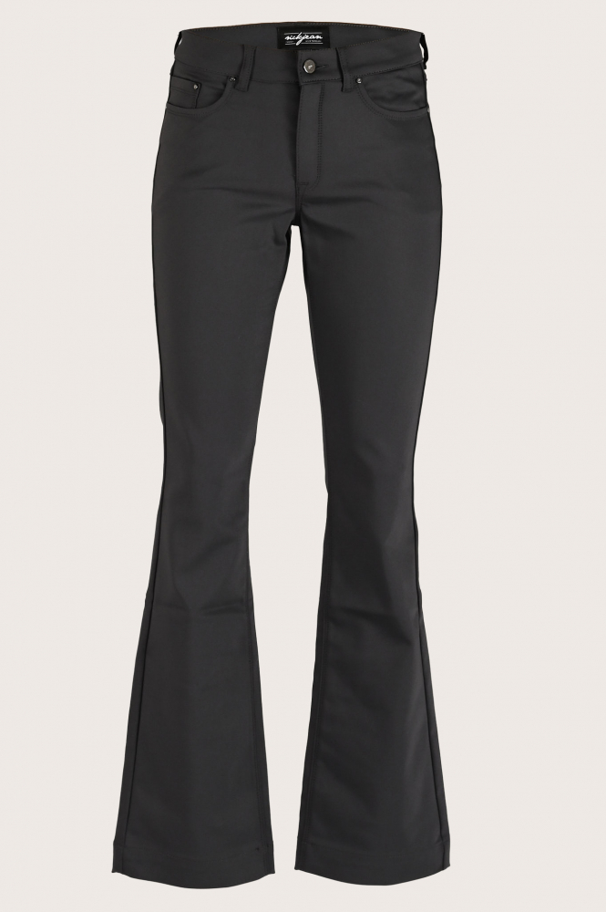 NickJean Kathy flared Broek Grijs