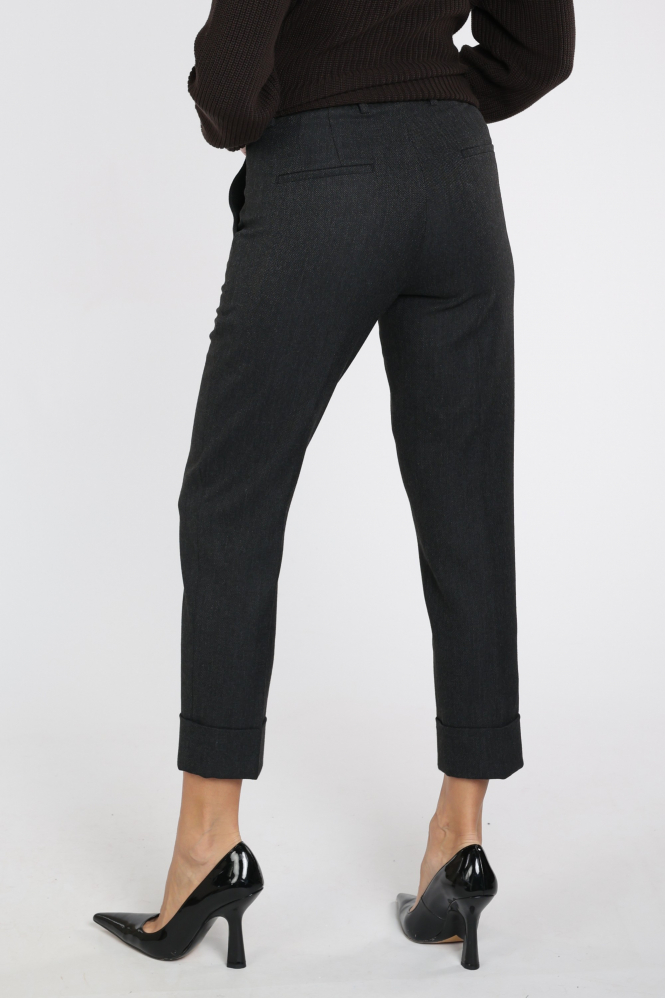 Cambio Krystal 622703000 Broek Grijs