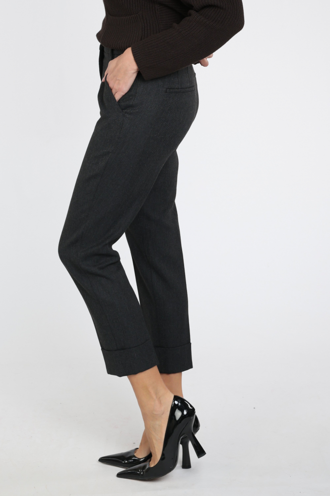 Cambio Krystal 622703000 Broek Grijs