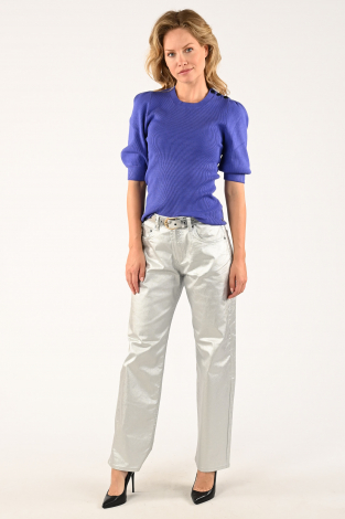 Co'couture silver jeans Zilver