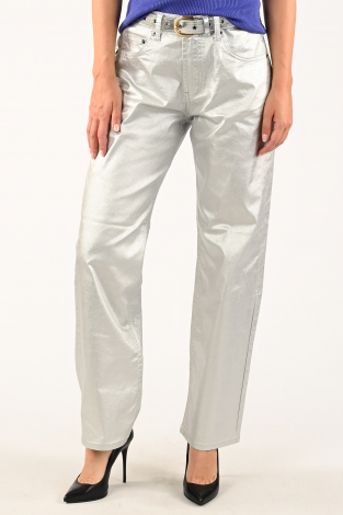 Co'couture silver jeans Zilver