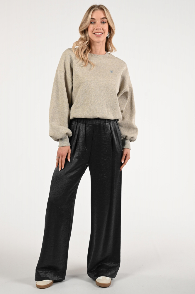 By-Bar benji metallic Broek Zilver