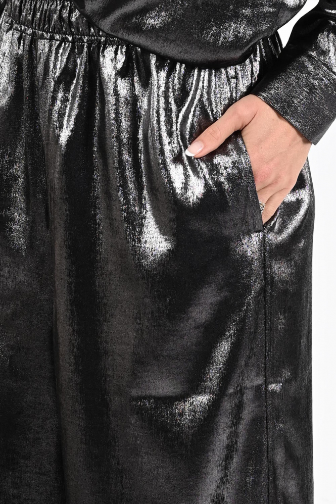 Knit-Ted Metally Broek Zilver