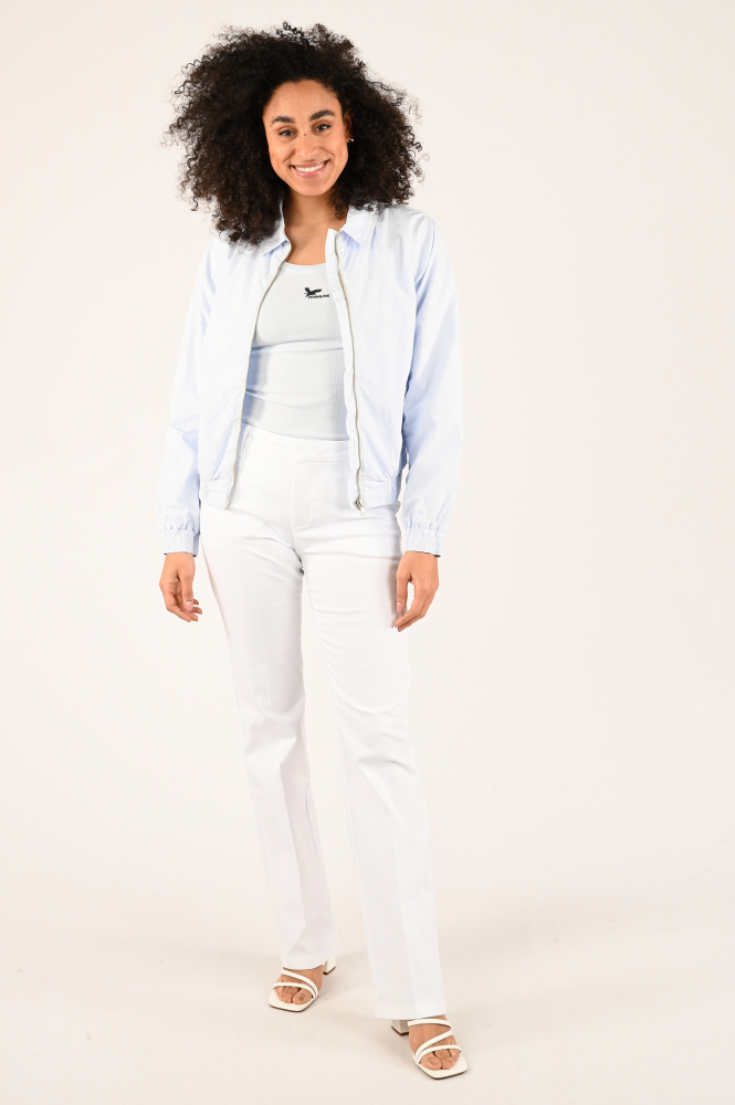 NickJean Sandy Flared Broek Wit