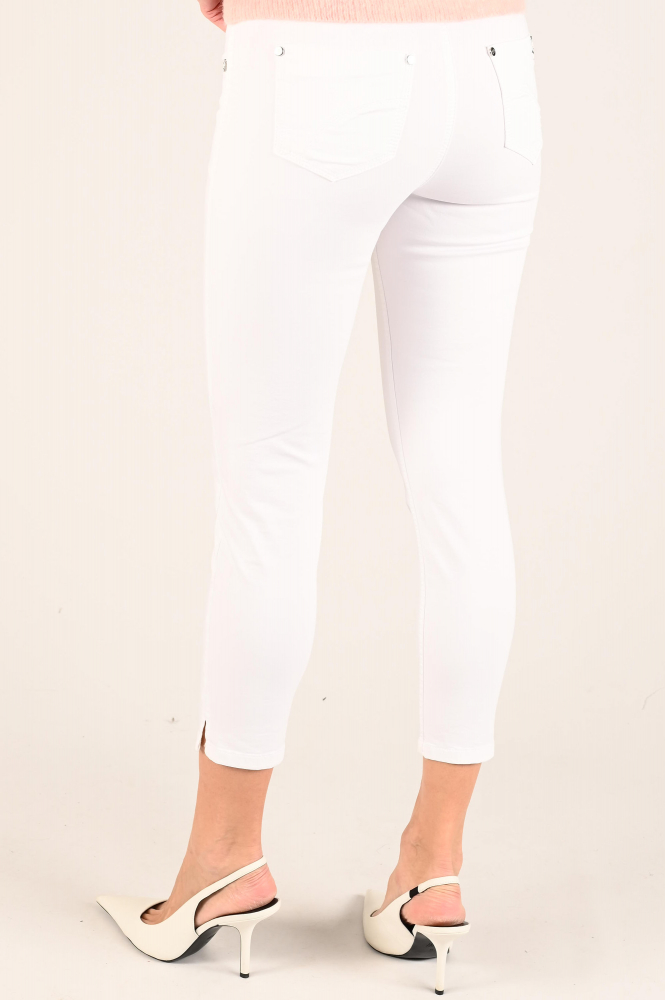 NickJean Bess ankle Broek Wit