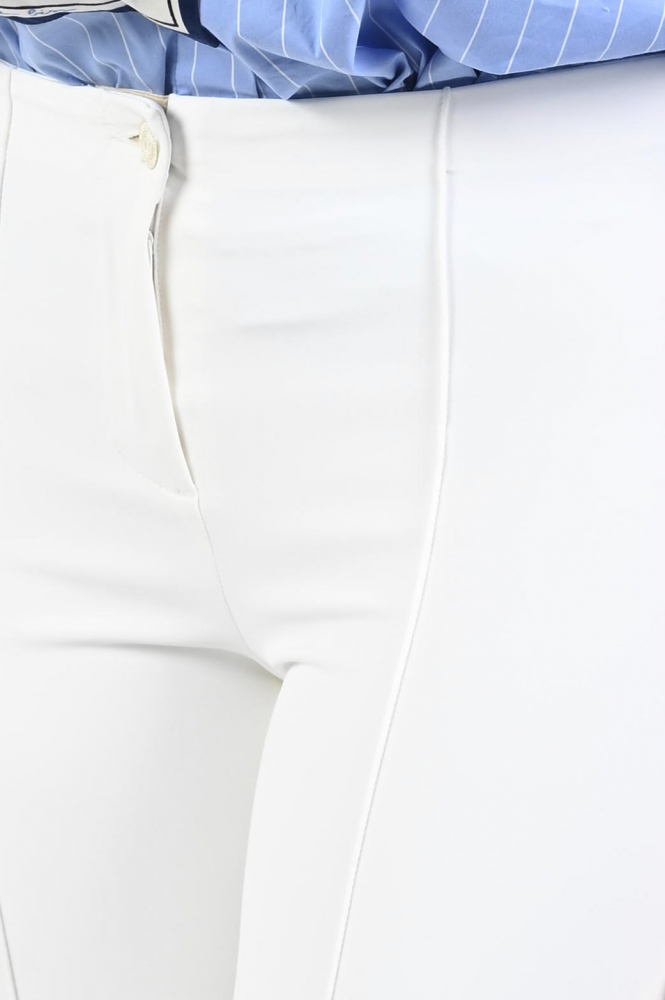 Cambio Ros 6111020200 Broek Wit