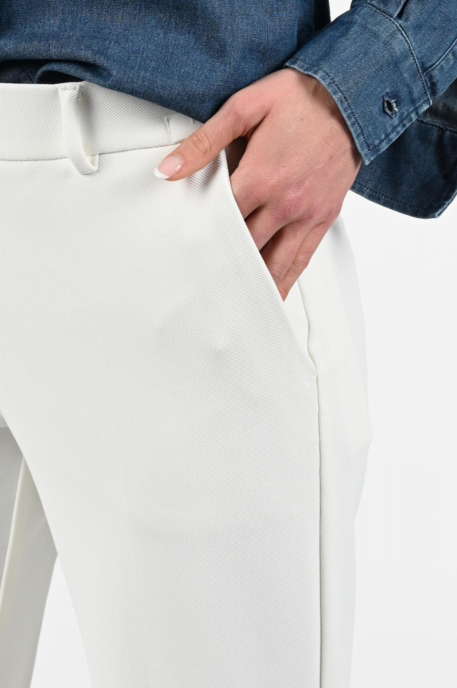 Cambio Kim 6421029204 Broek Wit