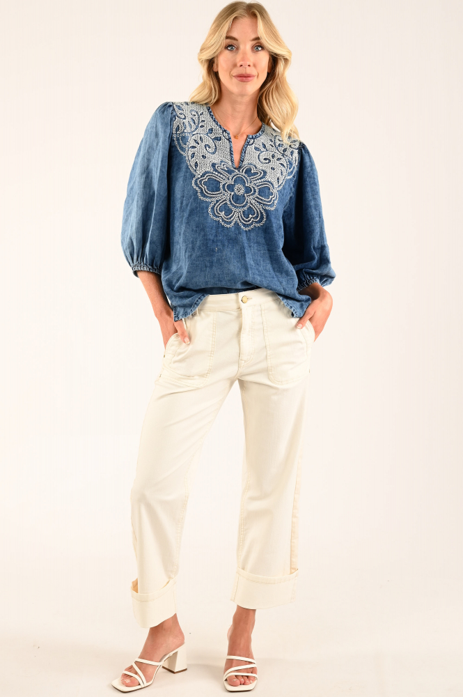 Summum 4s2764-12020 Broek Wit