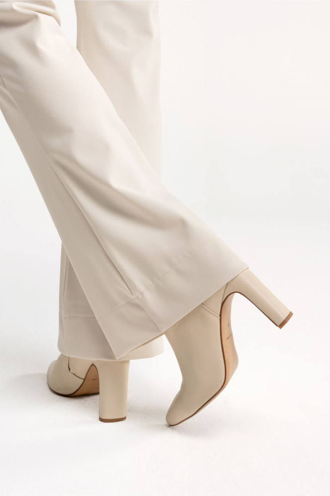 L.O.E.S. by Studio Anneloes Flair bonded trouser Broek Wit