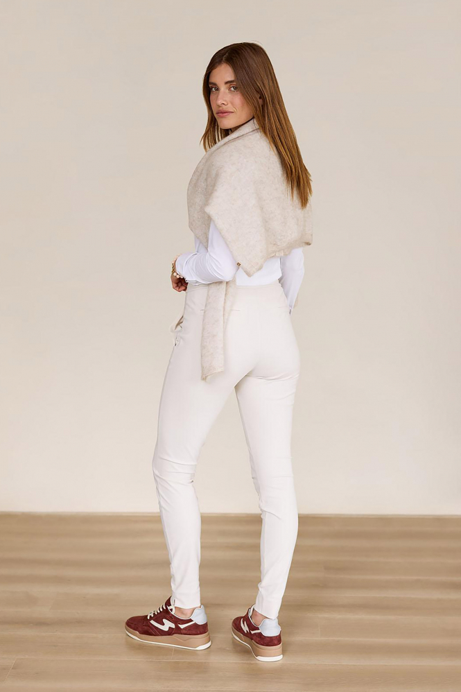 L.O.E.S. by Studio Anneloes Downstairs bonded tr Broek Wit