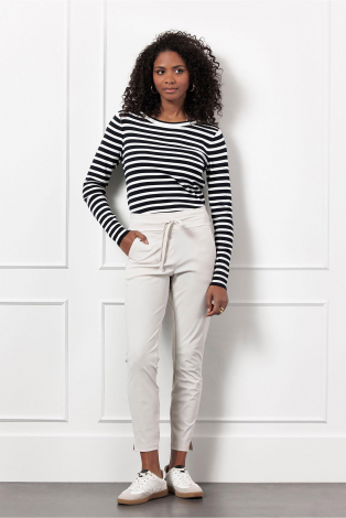 L.O.E.S. by Studio Anneloes Startup trousers  Wit