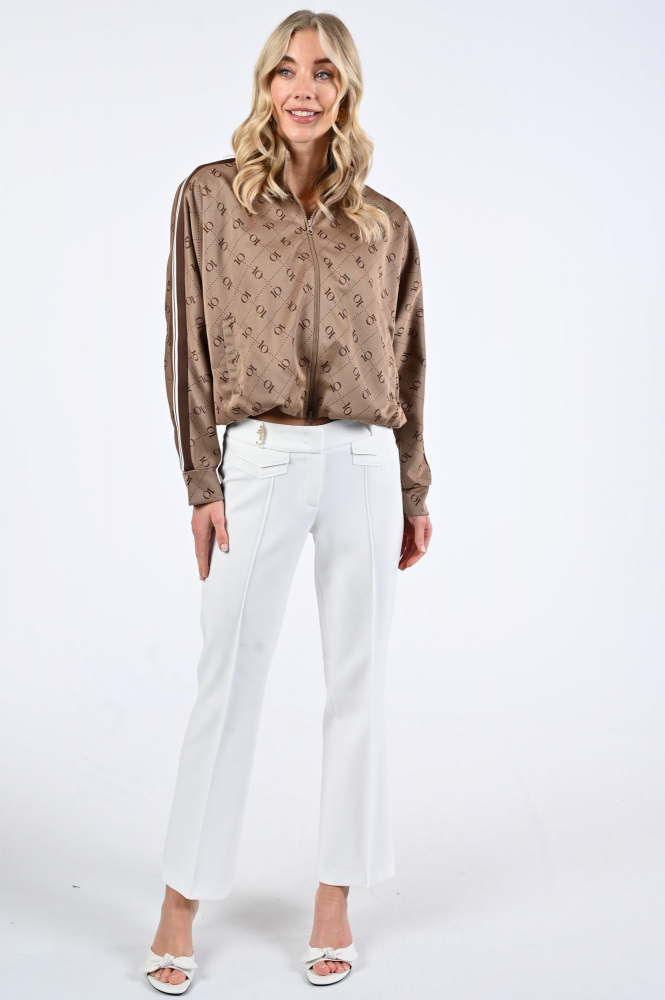 Cambio farah 6316048602 Broek Wit