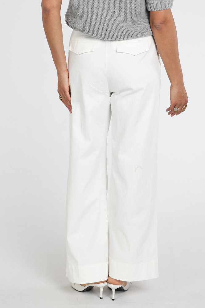 Yaya 01-301246-603 Broek Wit