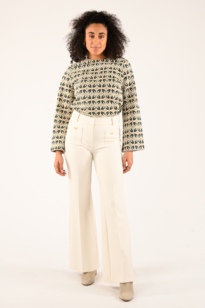 Cambio fawn 6316024900 Broek Beige
