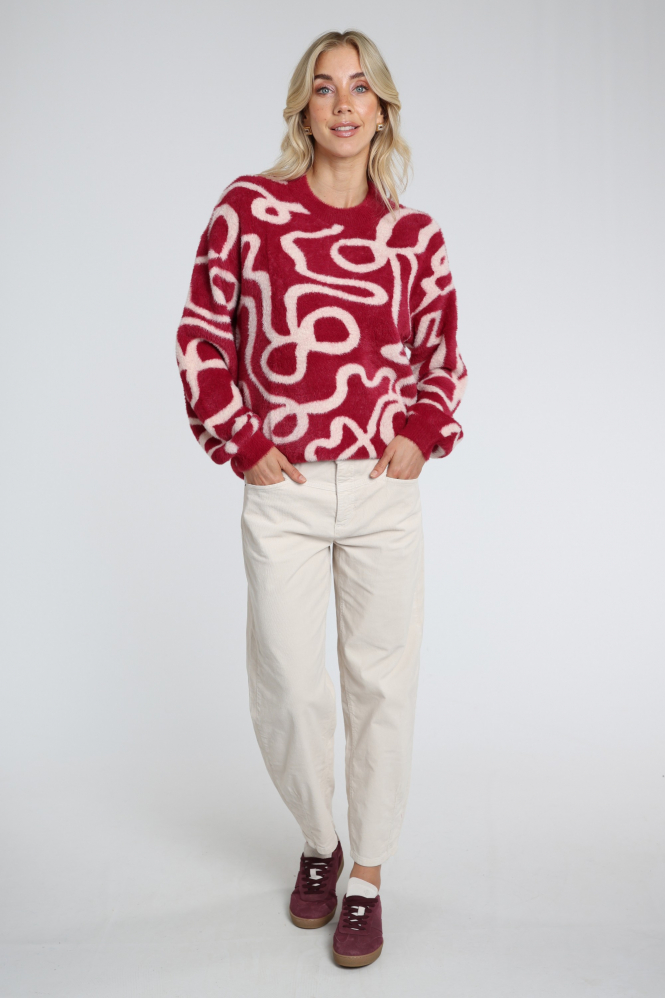 Cambio Elin 7530003625 Broek Beige