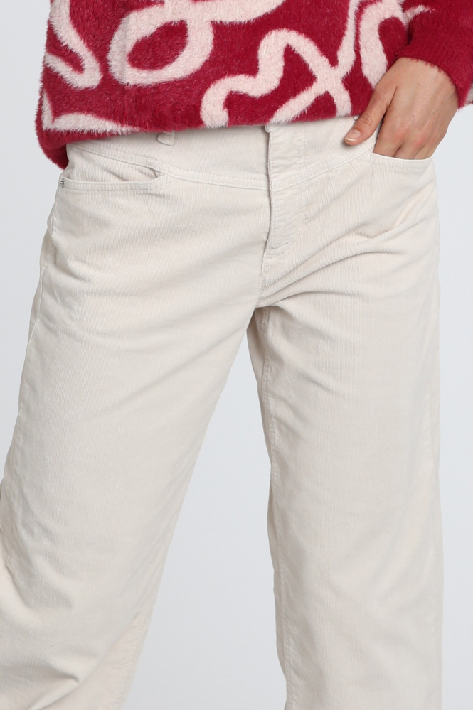 Cambio Elin 7530003625 Broek Beige