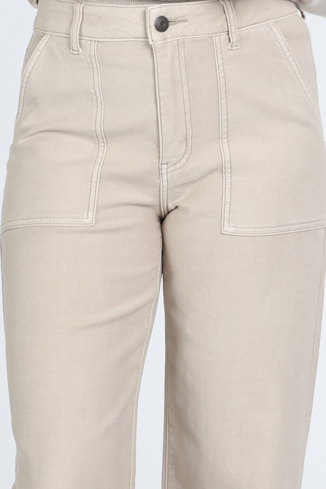 Yaya 01-301236-601 Broek Beige