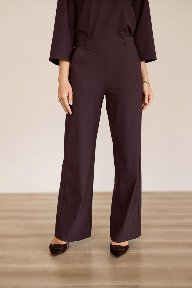 Studio Anneloes Lexie bonded trouser Broek Bruin