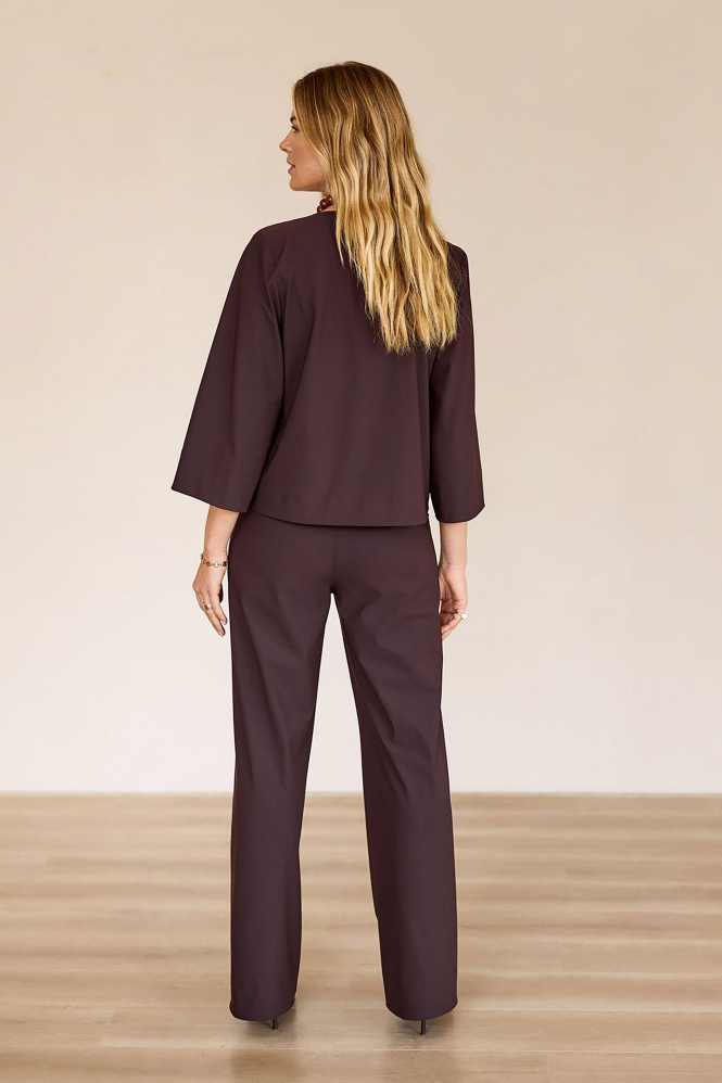 Studio Anneloes Lexie bonded trouser Broek Bruin