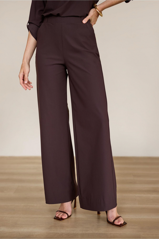 Studio Anneloes Lexie LONG bonded tr Broek Bruin