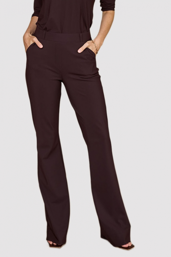 L.O.E.S. by Studio Anneloes Flair LONG bonded tr Broek Bruin