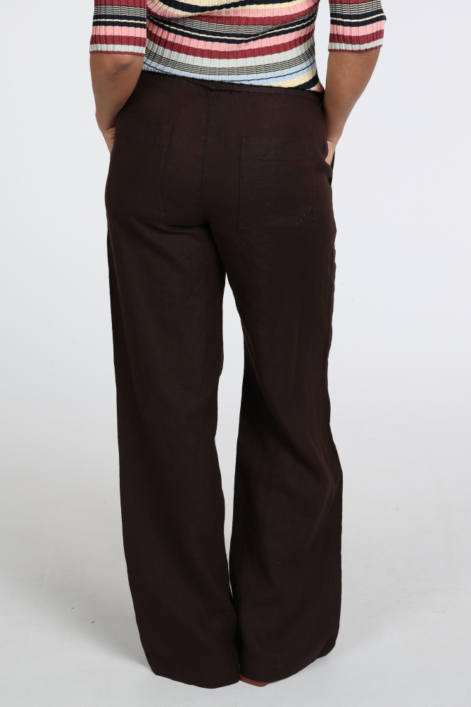 Mac Chiara belt 0294L Broek Bruin
