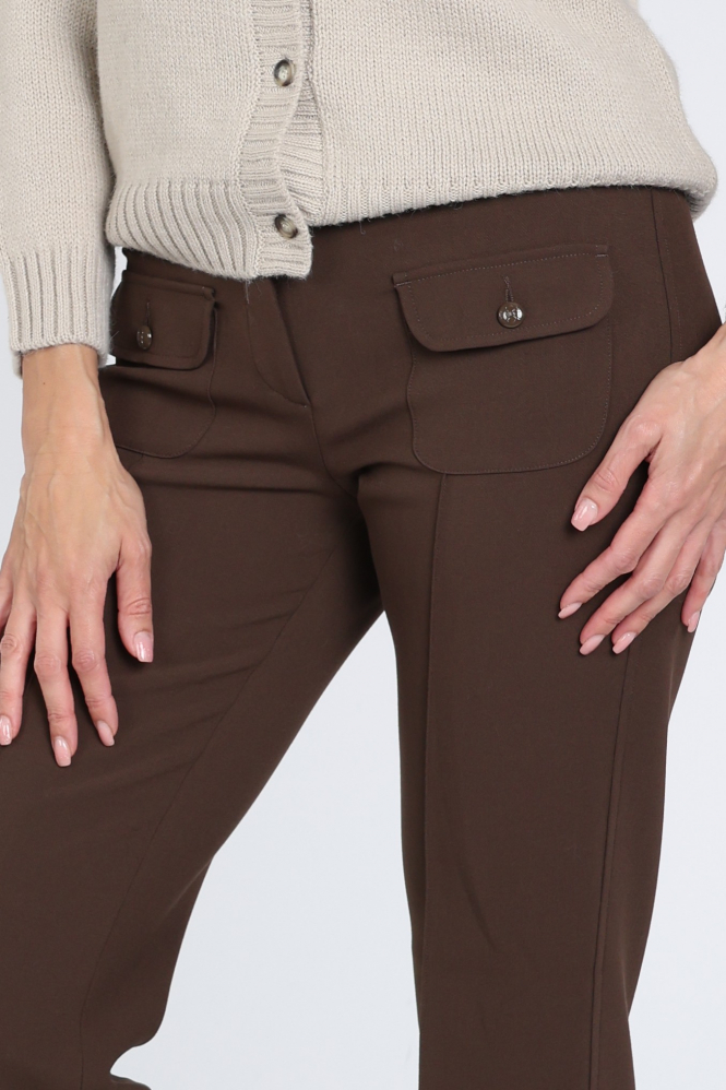 Cambio Farah long 6316046600 Broek Bruin