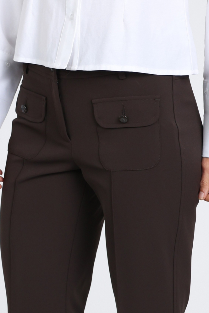 Cambio Farah 6111042700 Broek Bruin
