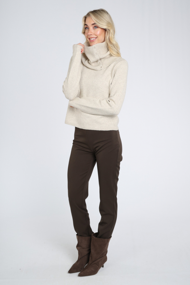Yaya 01-331014-610 Broek Bruin
