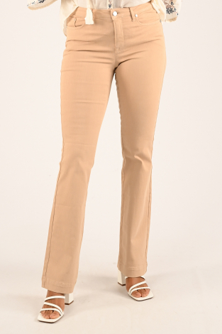 NickJean Kathy Flared Beige