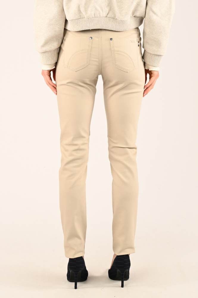 NickJean Bess slim Broek Beige