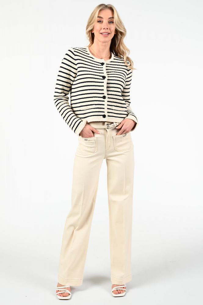 Rosner Audrey Wide Leg Broek Beige
