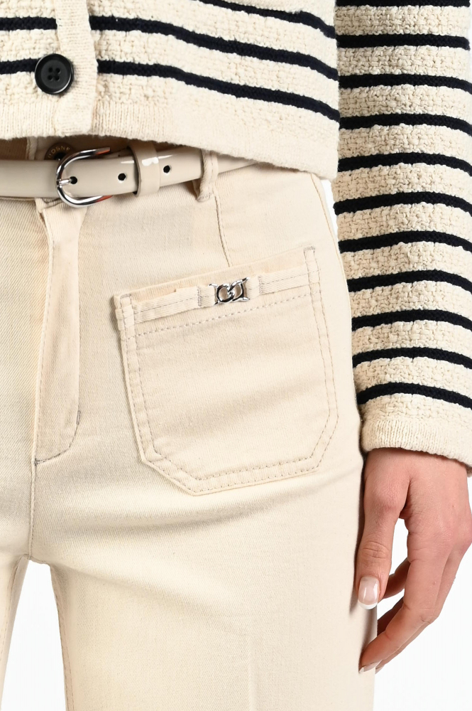 Rosner Audrey Wide Leg Broek Beige
