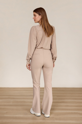 Studio Anneloes Flair bonded trouser Beige