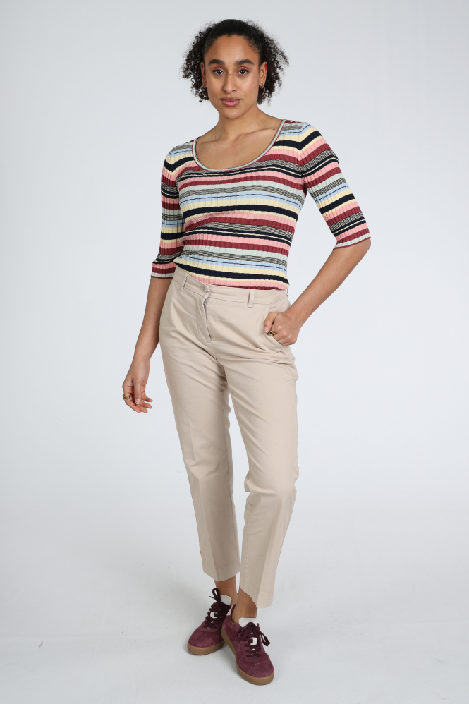 Cambio kiana 7666047902 Broek Beige