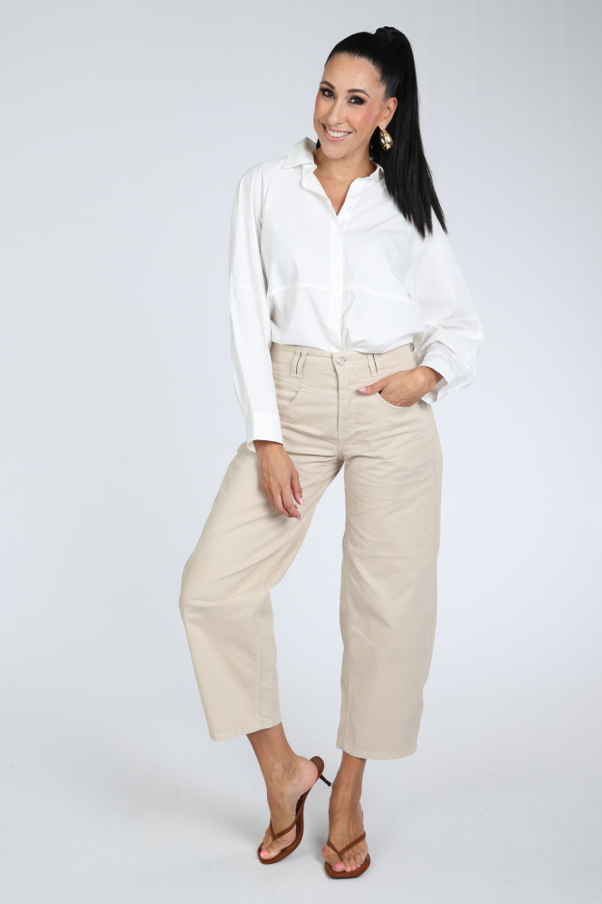 Cambio Odelle 7667013704 Broek Beige