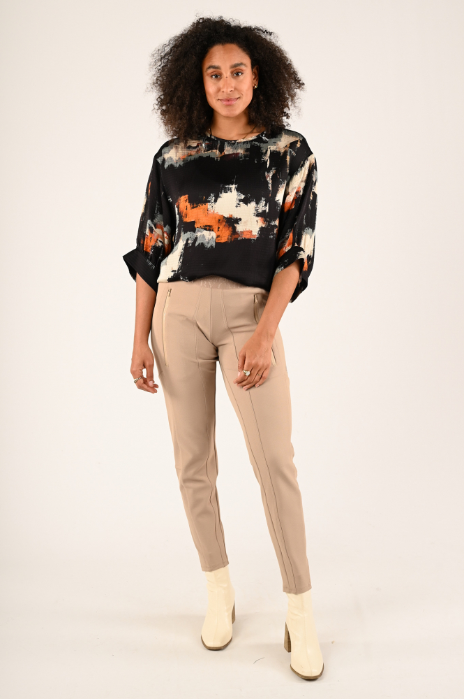 Cambio Jordi seam Broek Beige