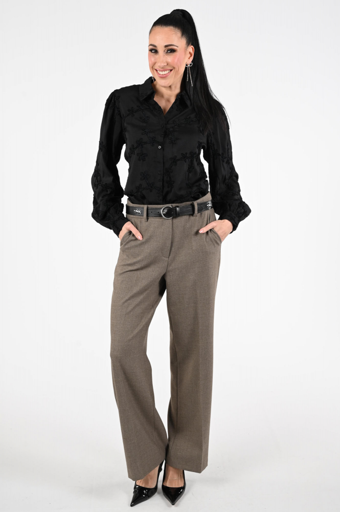 Cambio Amelie 6227024602 Broek Beige