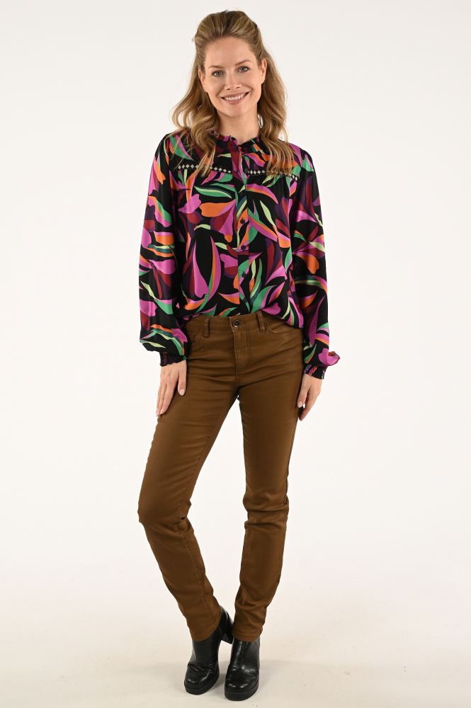 Geisha 31538-10 Broek Bruin