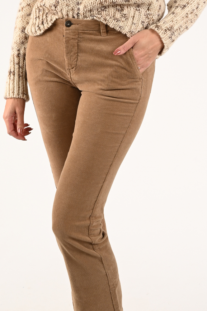 By-Bar leila cord Broek Bruin