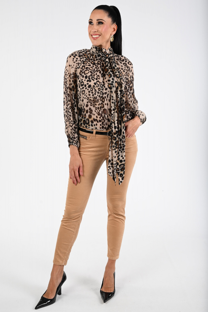 Marc Cain ZC 81.02 W48 Broek Bruin