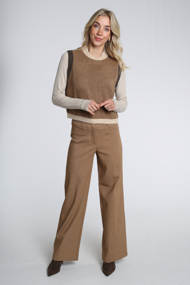 Yaya 01-301285-609 Broek Bruin