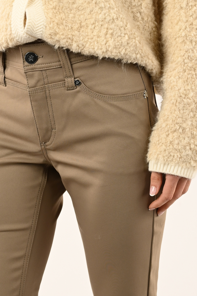 NickJean Bess slim Broek Bruin