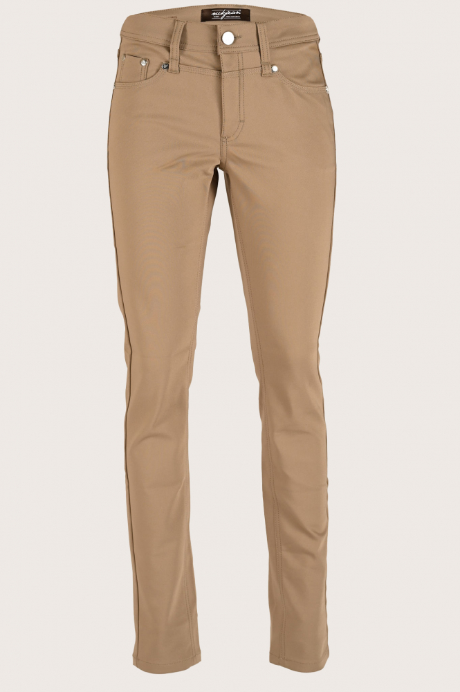 NickJean Bess slim Broek Bruin