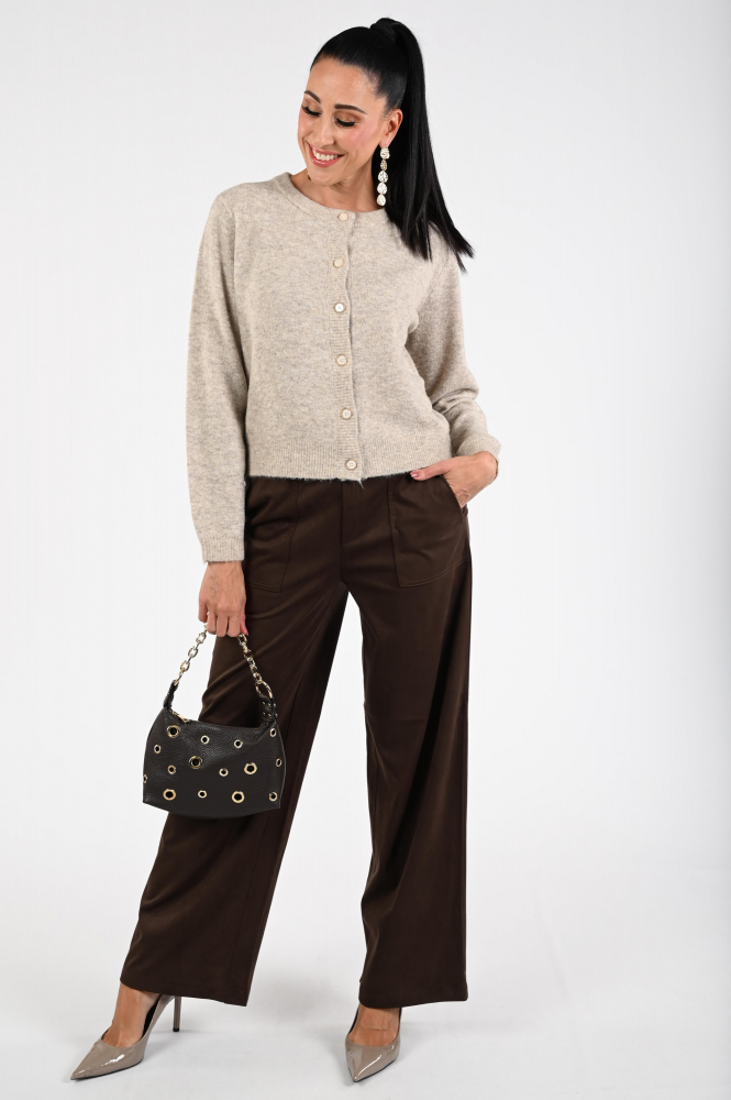 Rosner Mara Wide _369 Broek Bruin