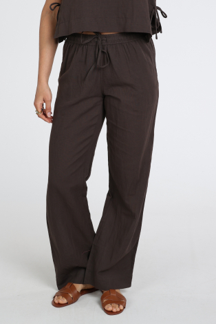 Neo Noir Sonar Linen pants Bruin