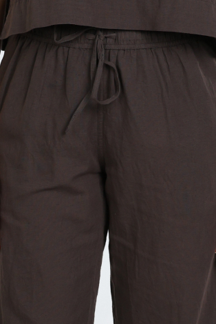 Neo Noir Sonar Linen pants Bruin